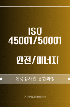 ISO 45001/50001 통합 인증심사원 패키지